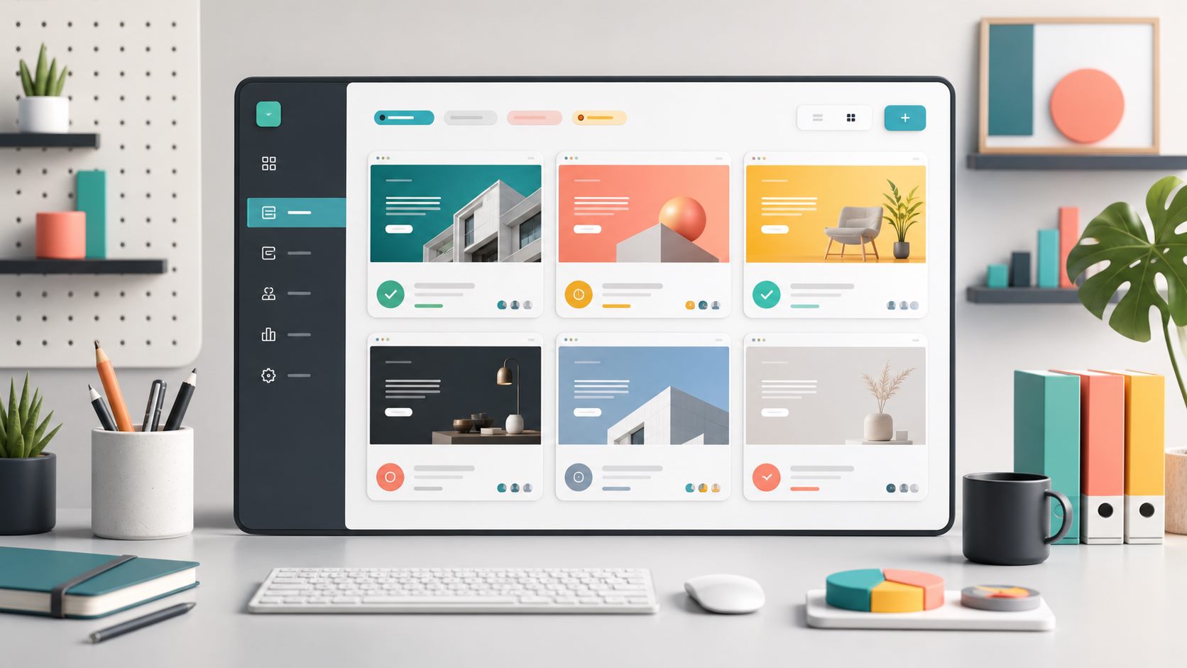 Gestion visual de varias webs para agencia
